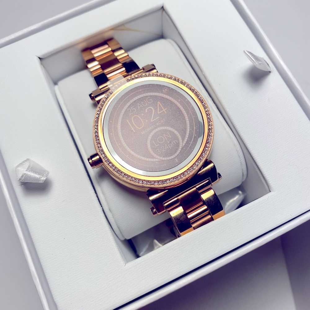 42mm Rose Gold Michael Kors Sofie Smart Watch MKT5022